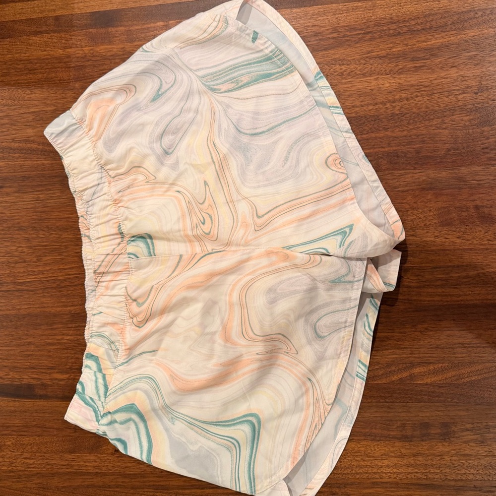 Swirl Patterned Shorts
